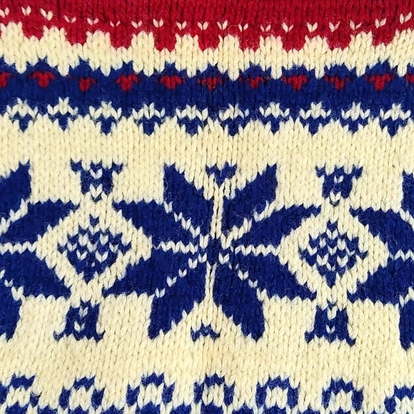 Carlos Gruber Vintage Wool Ski Hand Knitted Sweater - Picture 4 of 5